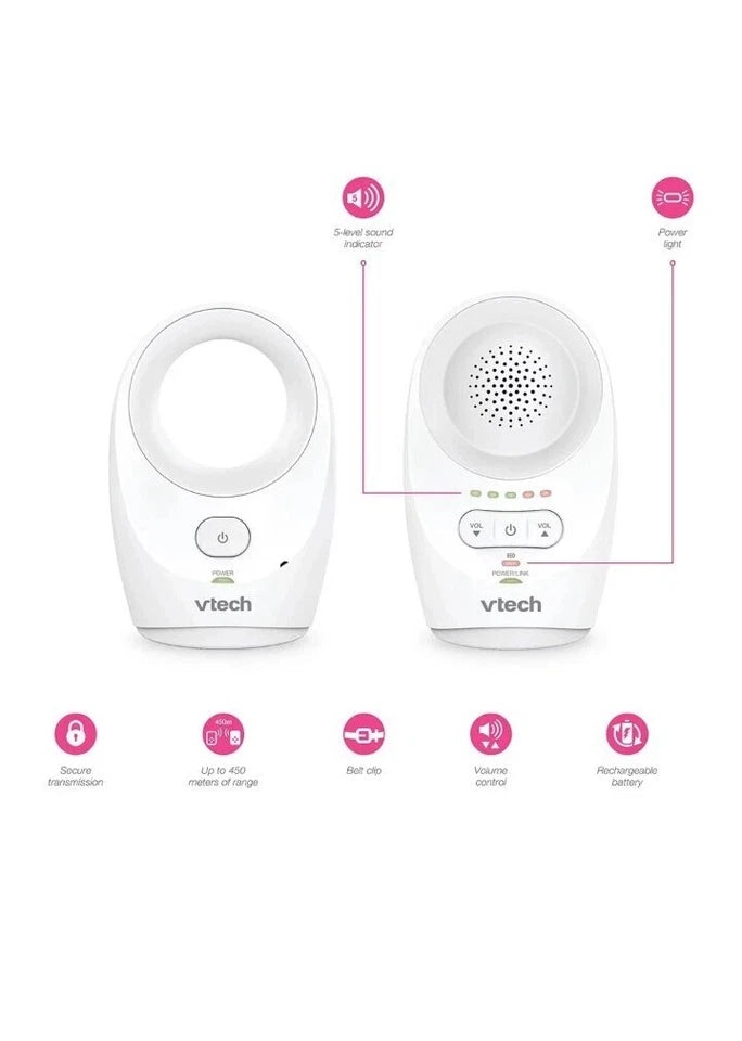 VTech Dm1111 Safe & Sounds Digital Audio Baby Monitor
