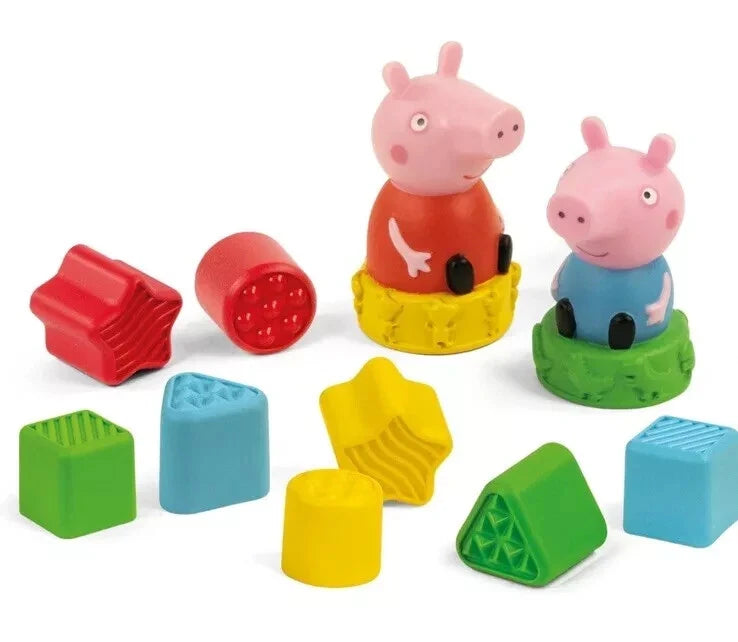 Clementoni Peppa Pig Soft Blocks School Bus 18 Months