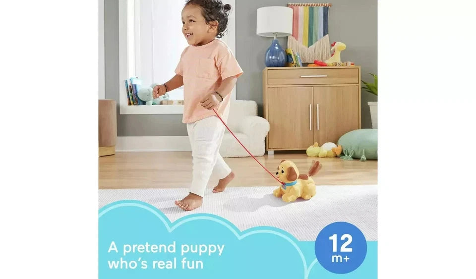 Fisher-Price Lil' Snoopy Pull Along Toy Dog 12M+