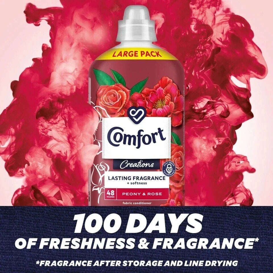 Comfort Creations Peony & Rose Conditioner 48 Washes 1440Ml