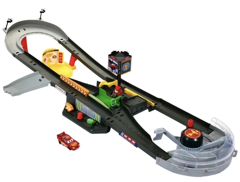 Disney Cars Piston Cup Action Speedway Race Track Playset 4+