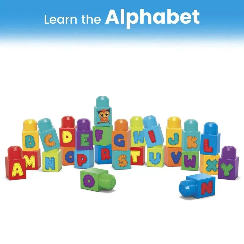 Mega Bloks 60 Piece ABC Learning Train 1+