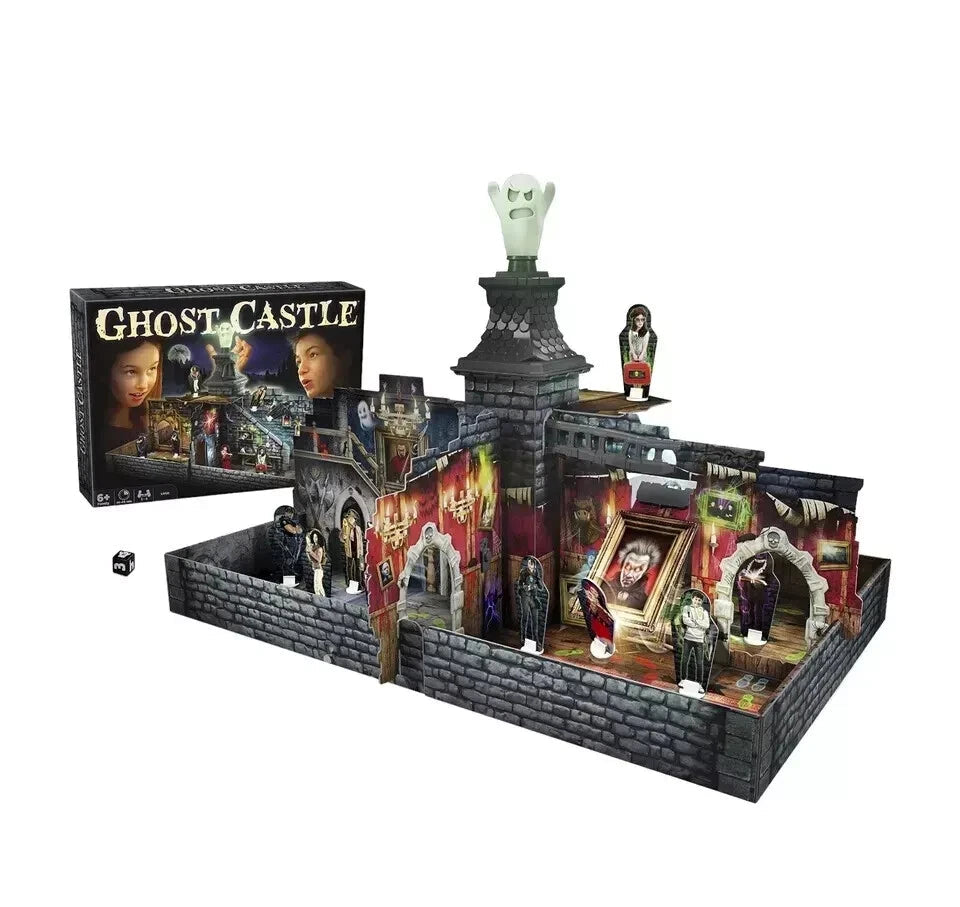 Ghost Castle toy set with packaging on a white background