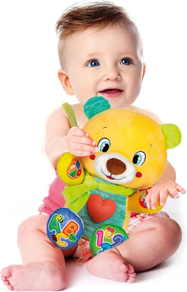 Clementoni Interactive Baby Bear Soft Plush Toy 6 Months+