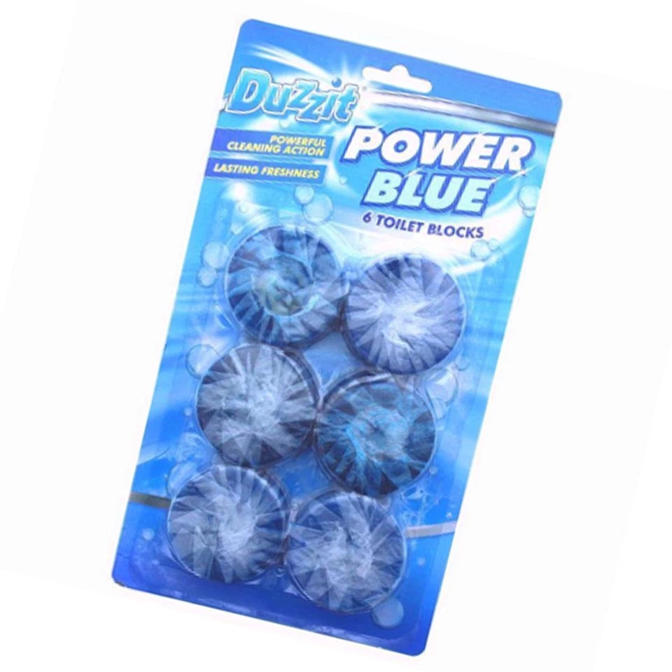 Duzzit Power Blue 6 Toilet Blocks
