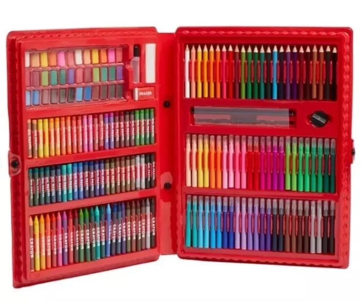 Scribble Pop 200 Piece Arts & Crafts Drawing, Painting Set