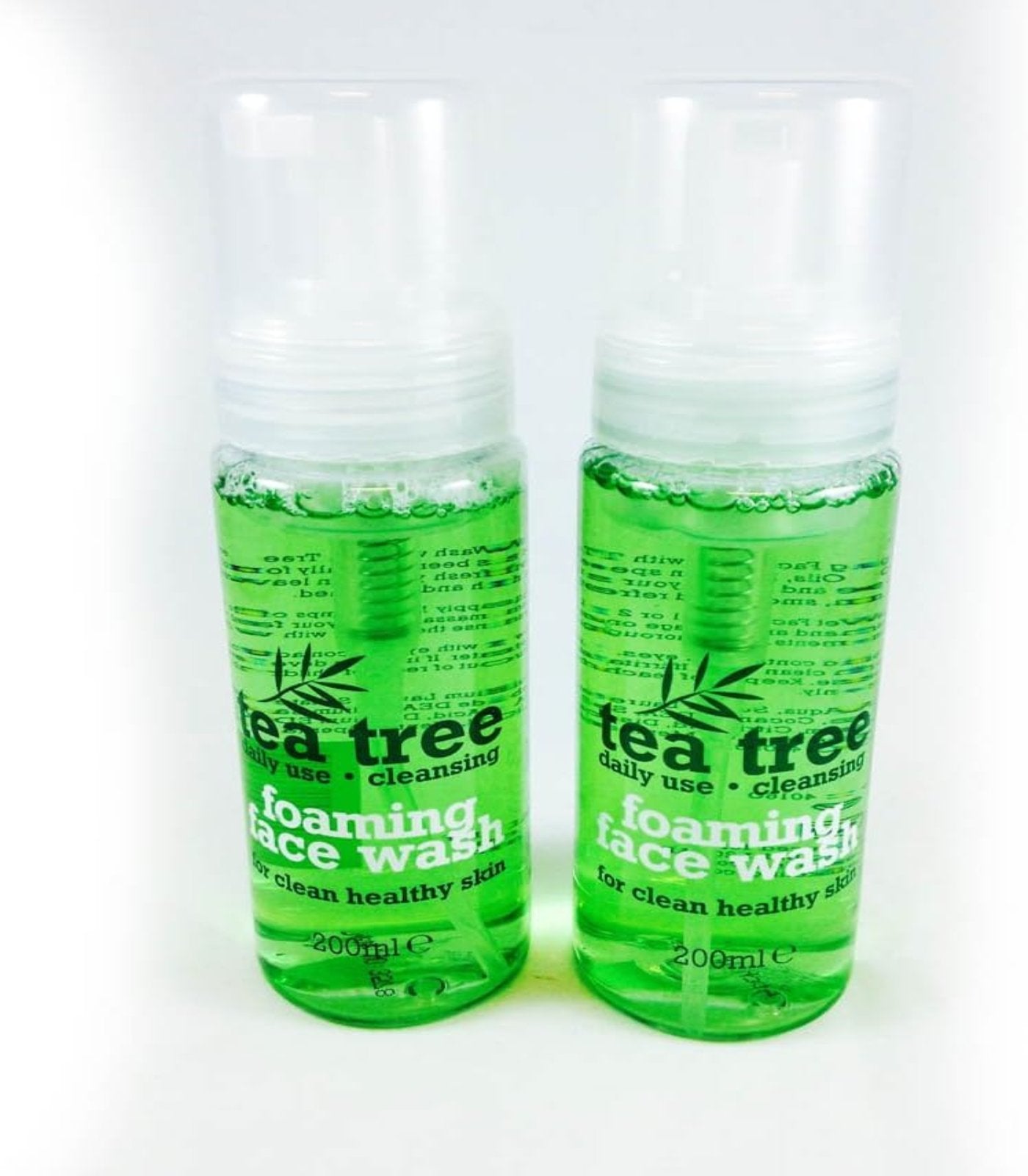 x2 Tea Tree Foaming Face Wash 200ml